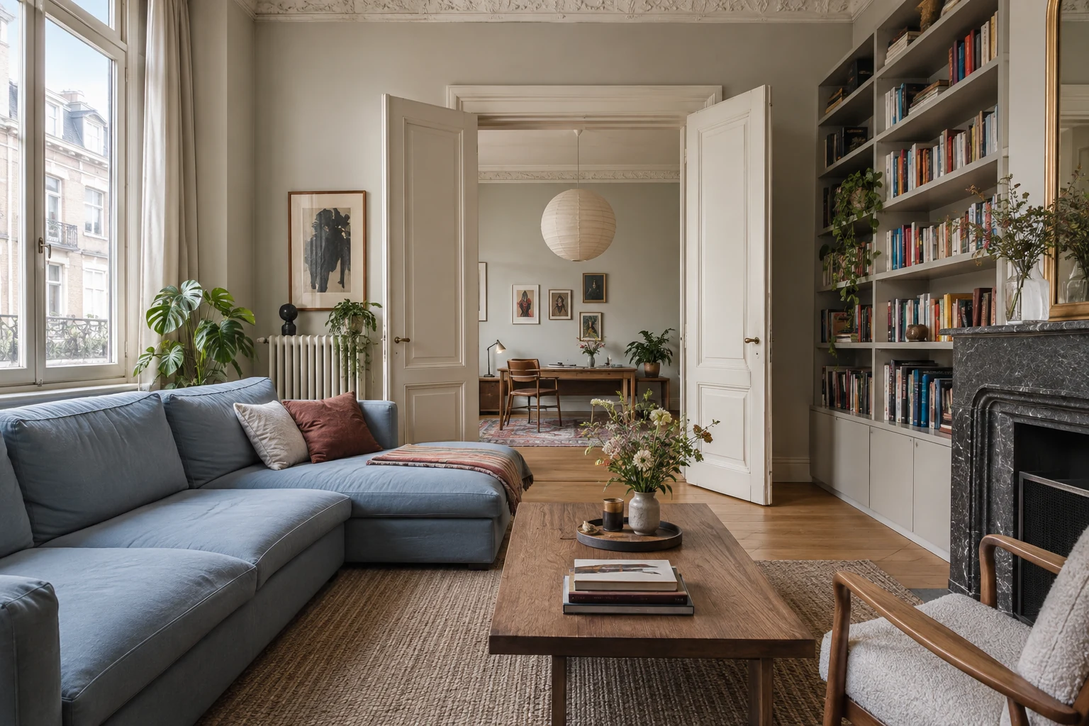 Illustrative Bright city apartment