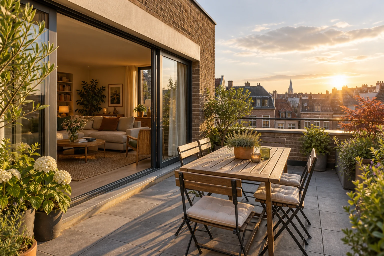 Illustrative Terrace apartment